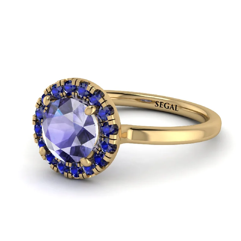 1ct Round Tanzanite Engagement Ring - Natalia No. 213