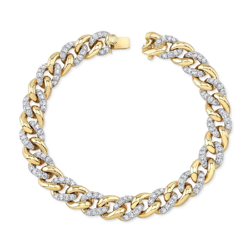 Elegant Charm Bangle Bracelets-Uneek Legacy Collection Link Bracelet