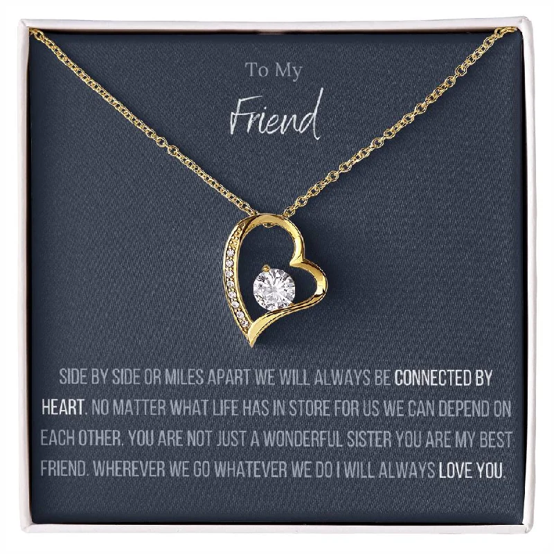 Double Pendant Necklace-The Forever Love™ Necklace To My Friend