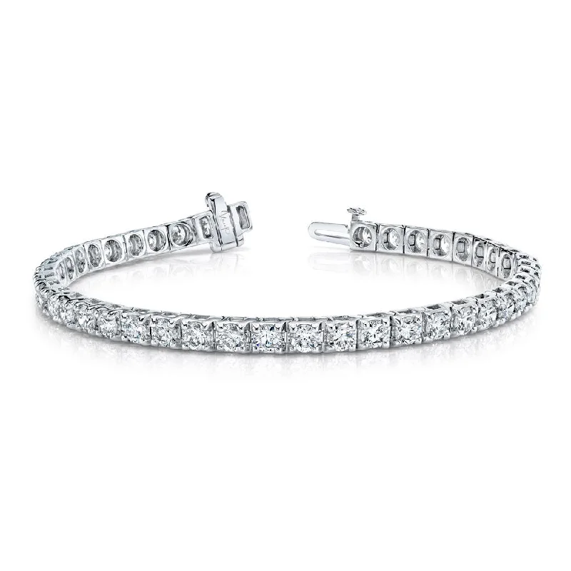 Custom Charm Bangles Bracelets-Uneek Tennis Collection 1-Row Tennis Bracelet