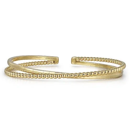 Colorful Thread Bangles-14K Yellow Gold Bujukan Bangle