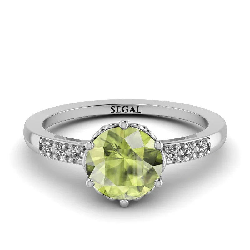 Classic Peridot Vintage Ring - Olivia No. 703