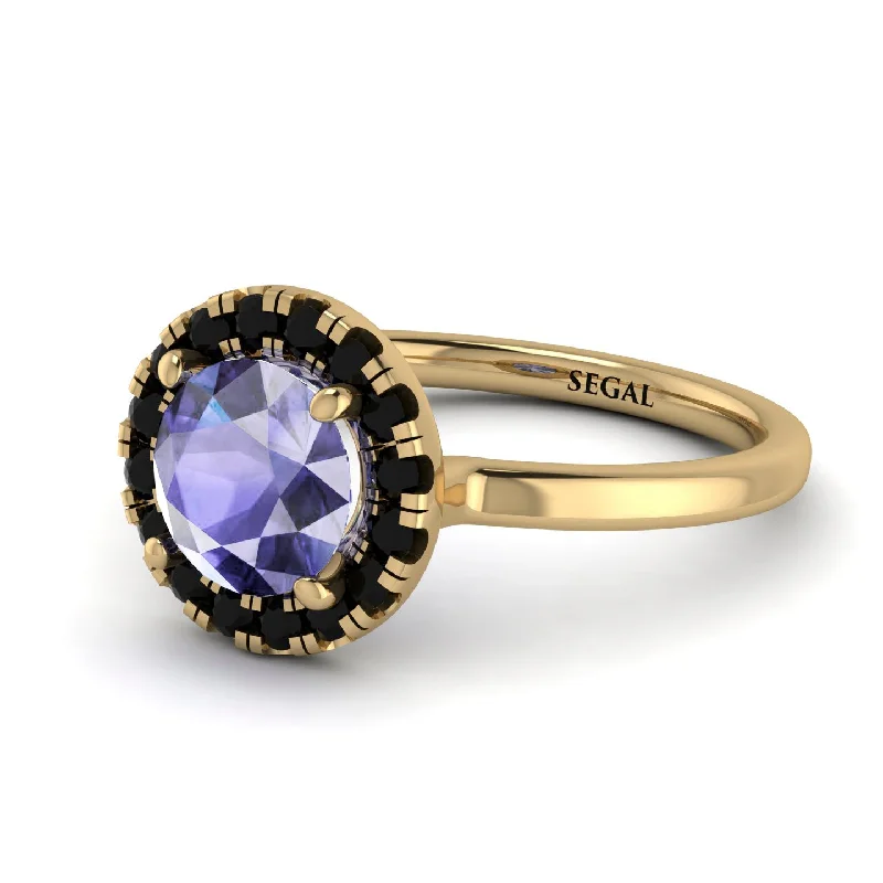 1ct Round Tanzanite Engagement Ring - Natalia No. 207