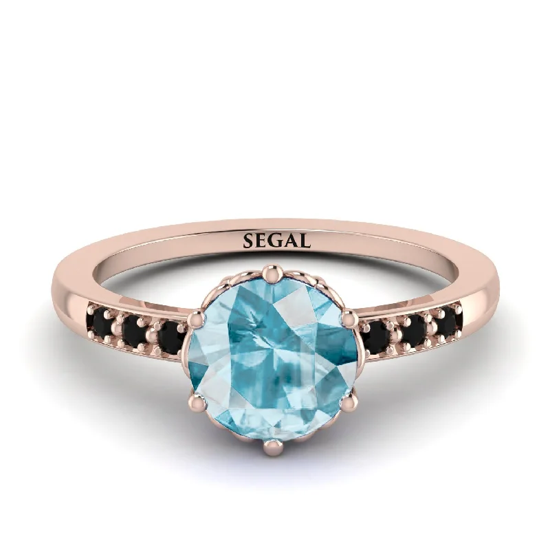 Classic Aquamarine Vintage Ring - Olivia No. 405