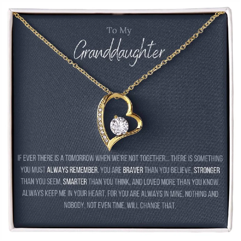 Luxury Diamond Necklace-The Forever Love™ Necklace To My Granddaughter