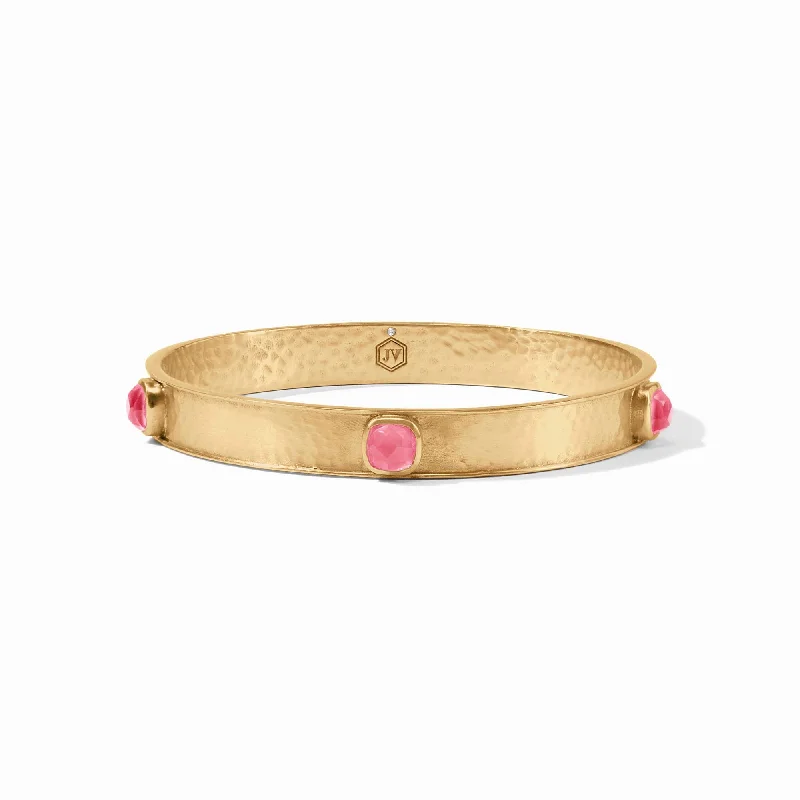 Simple Wedding Bangle Set-Catalina Stone Bangle