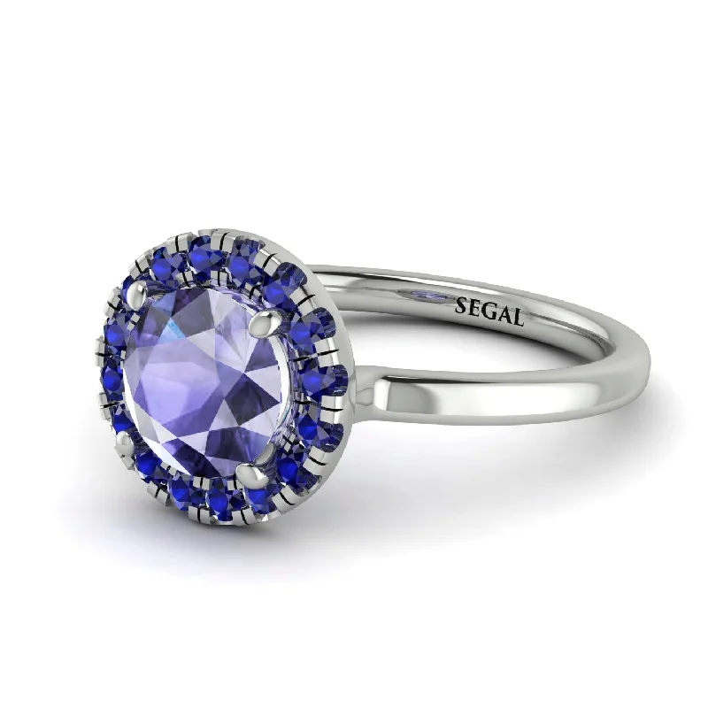 1ct Round Tanzanite Engagement Ring - Natalia No. 215