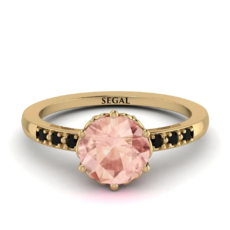 Classic Morganite Vintage Ring - Olivia No. 904