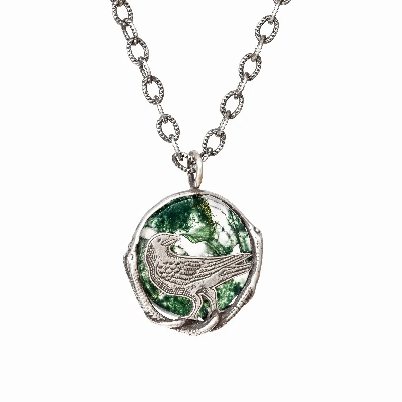 Luxury Pearl Necklace-The Crow & The Serpent Necklace