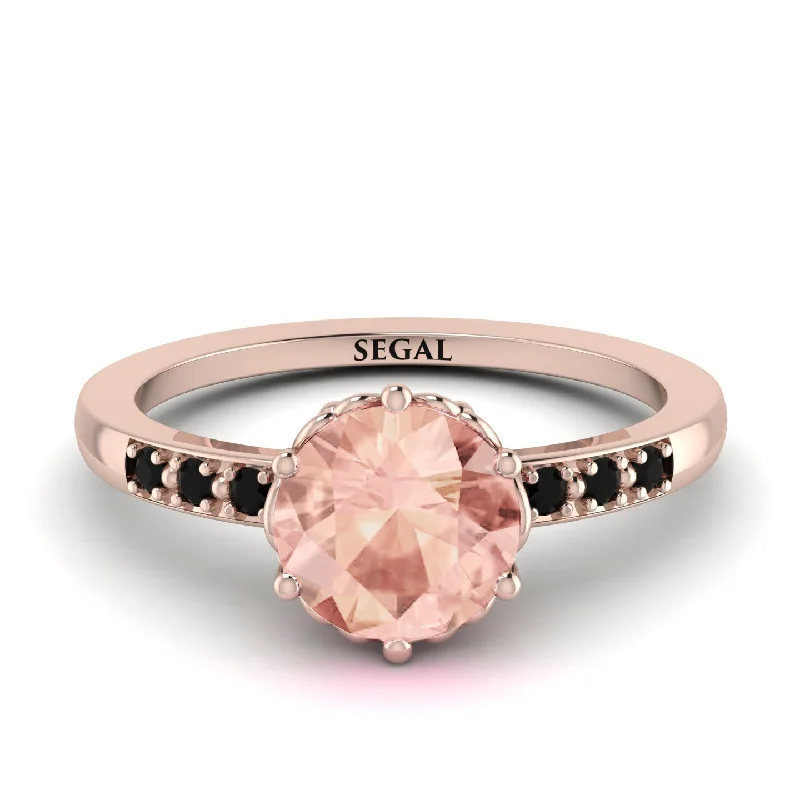 Classic Morganite Vintage Ring - Olivia No. 905