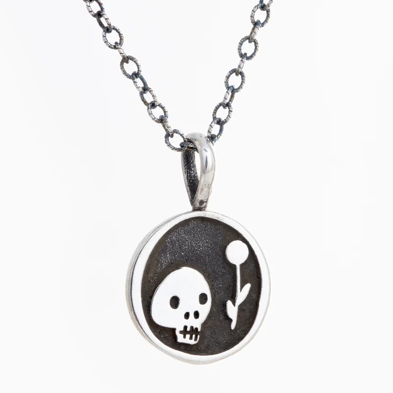 Round Gemstone Necklace-Death & Life