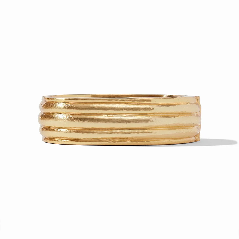 Handmade Gold Bangles Set-Havana Statement Hinge Bangle