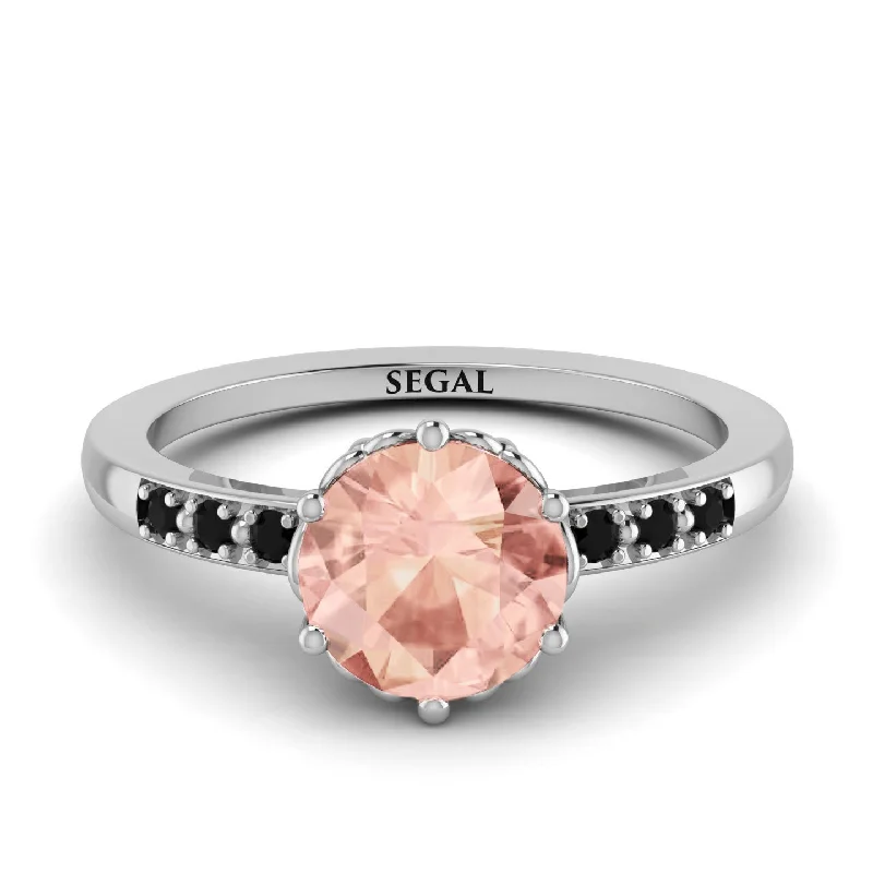 Classic Morganite Vintage Ring - Olivia No. 906