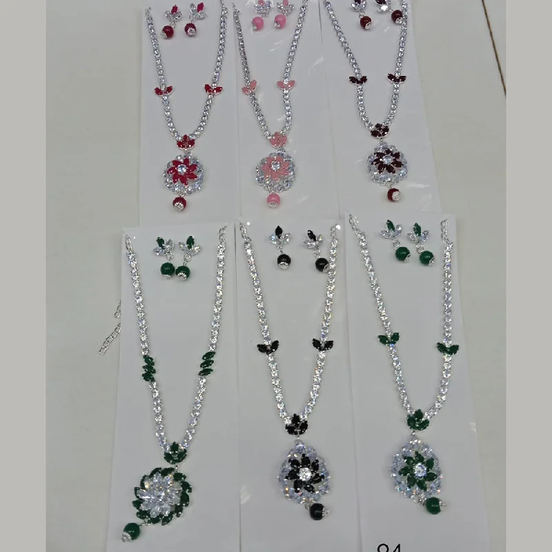 Colorful Bead Necklace-Tip Top Jewellers Austrian Stone Necklace Set