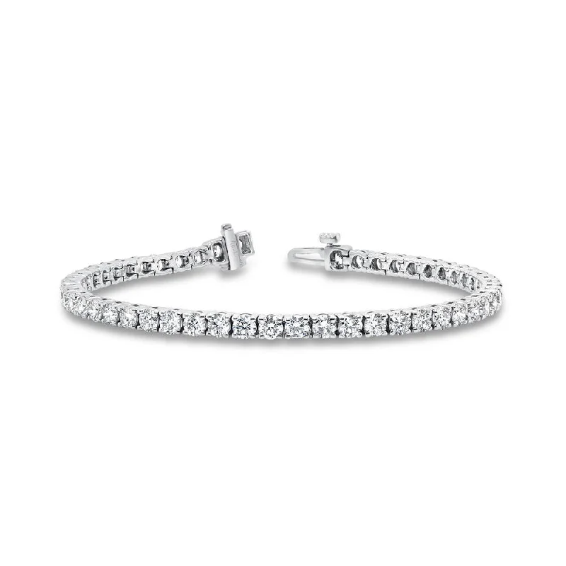 Silver and Gold Bracelets-Uneek Tennis Collection 1-Row Tennis Bracelet