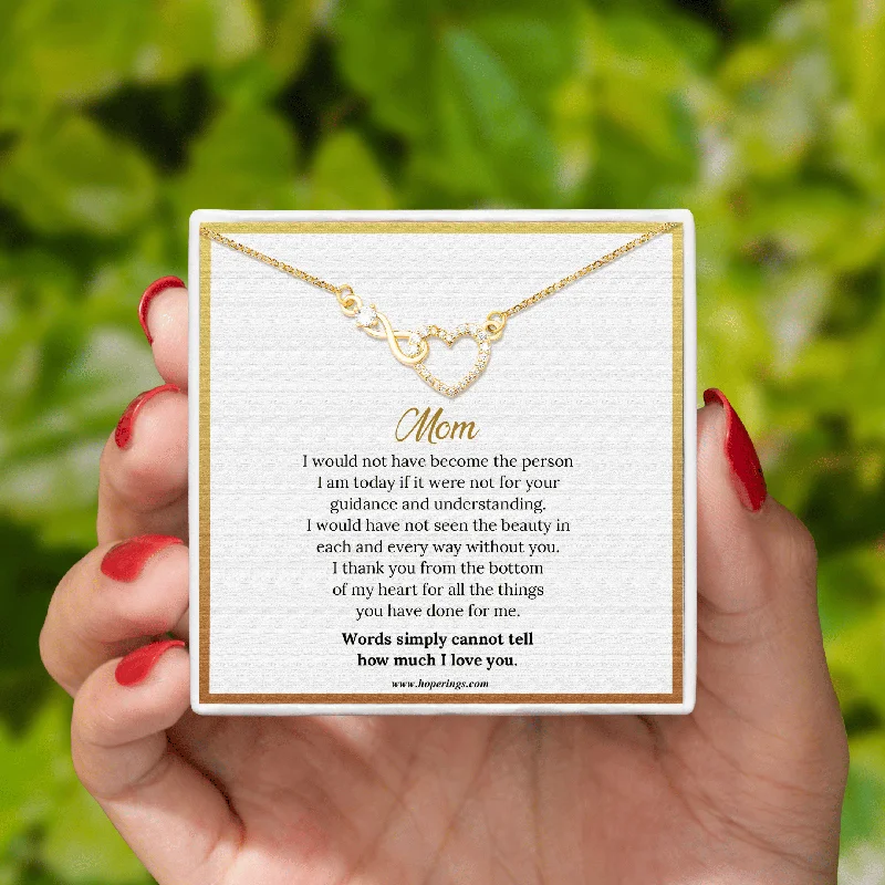 Art Nouveau Necklace-To My Mom - Forever Love Necklace