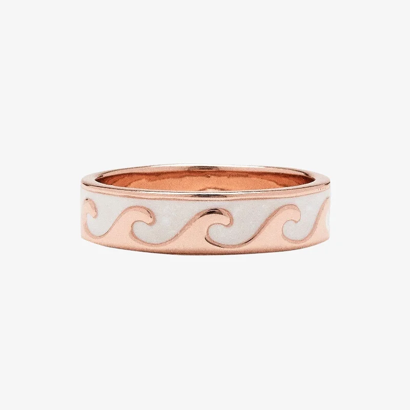 Reversible Enamel Wave Ring