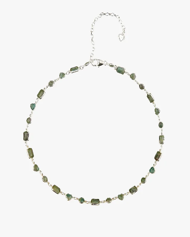 Artistic Crystal Necklace-CASANOVAS NECKLACE GREEN