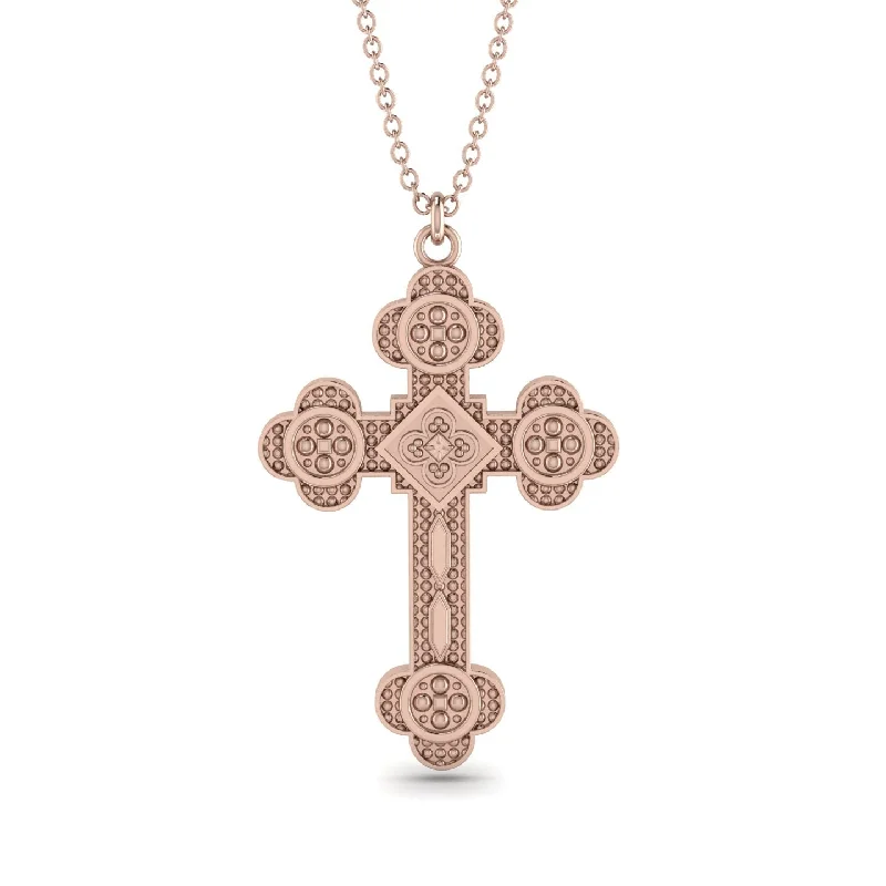 Cute Animal Pendant Necklace-Antiochian Orthodox Christian Cross Necklace - Austin No. 2