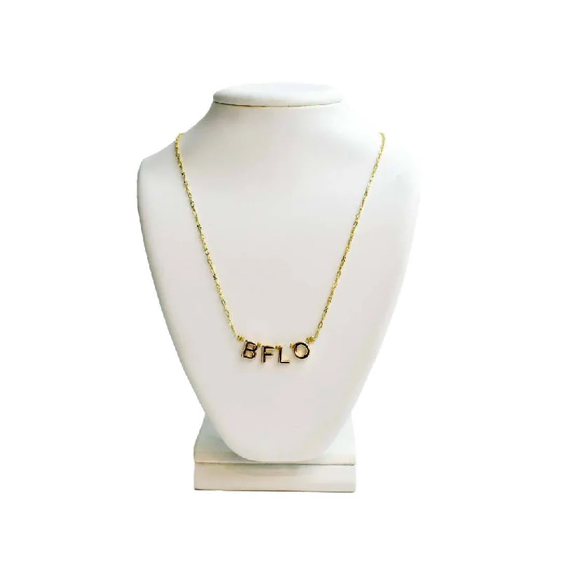 Layered Silver Necklace-BFLO 17'' Adjustable Necklace