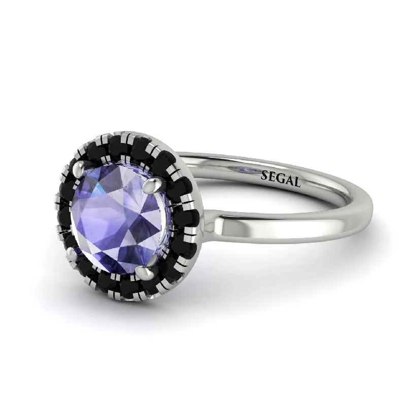 1ct Round Tanzanite Engagement Ring - Natalia No. 209